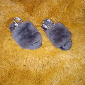 Toddler girl gray ugg slippers